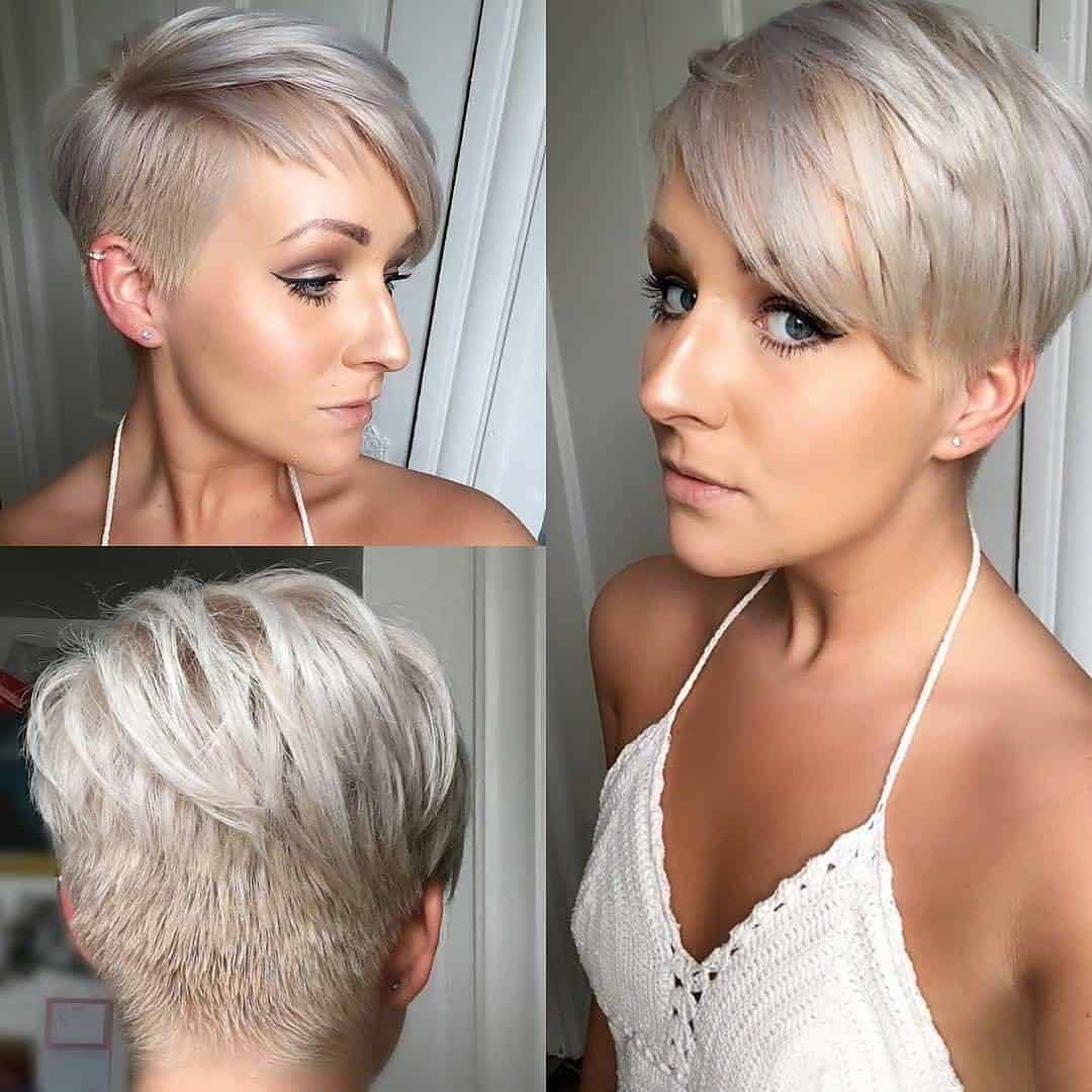 Pixie with some bold streaks