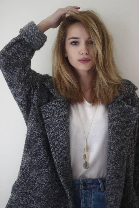 Messy Long Bob Hairstyle