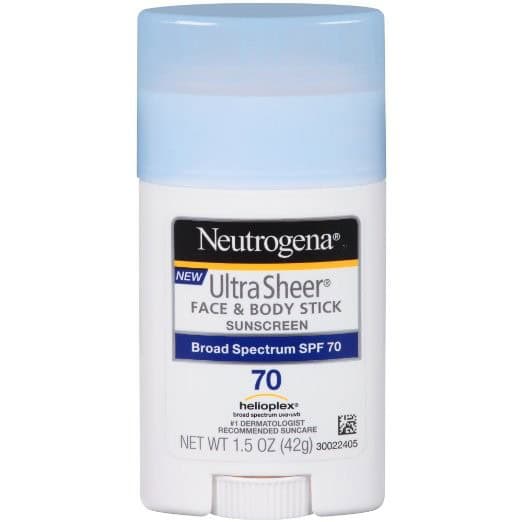 Neutrogena Sunscreen Ultra Sheer Stick SPF 70