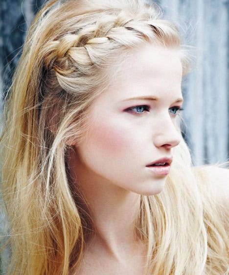 Boho-chic Braided Hairstyle