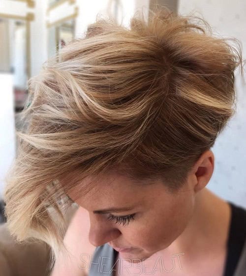 Copper Bob with Blonde Highlights