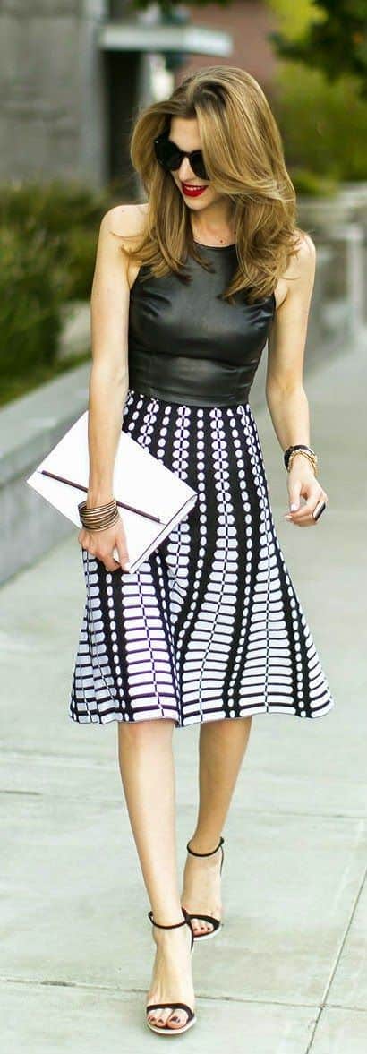 Black and White Outfit for Spring