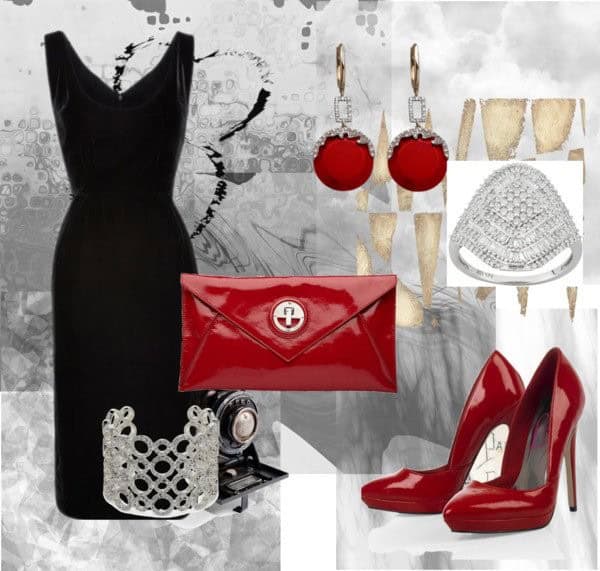 Elegant clothes: Red and Black – Perfect Choice