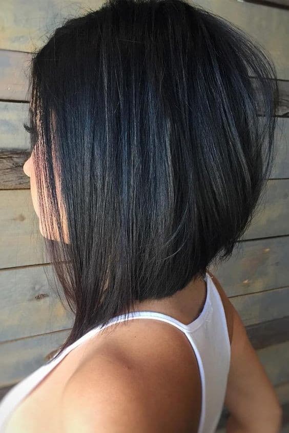 Sleek Graduated Long Bob hairstyle for medium length hair