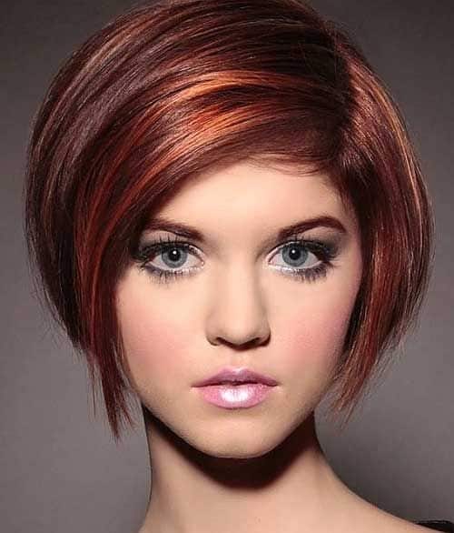 Short layered bob