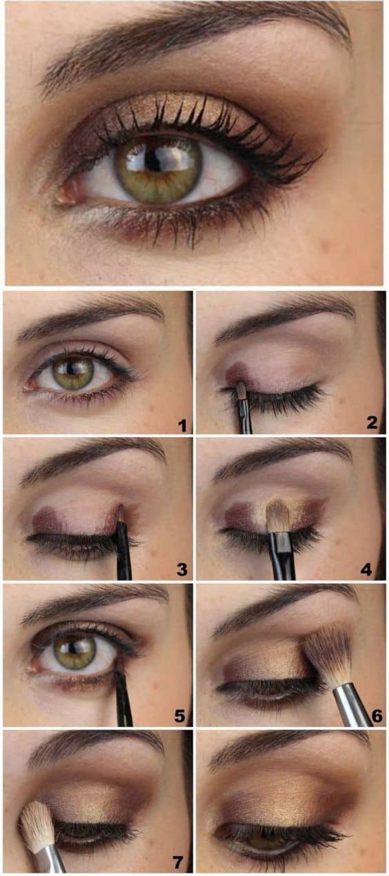 Stylish Brown Eye Makeup Tutorial