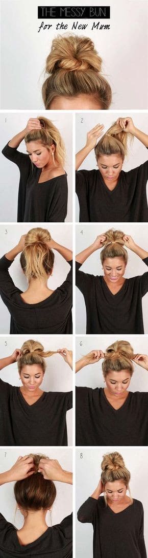 Knotted Messy Bun