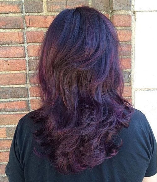 Glossy Purple Waves