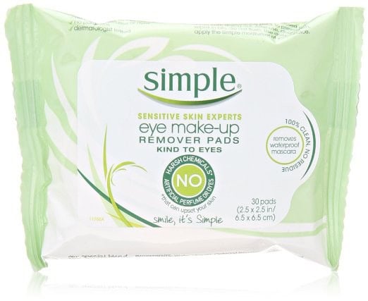 Simple Eye Makeup Remover Pads