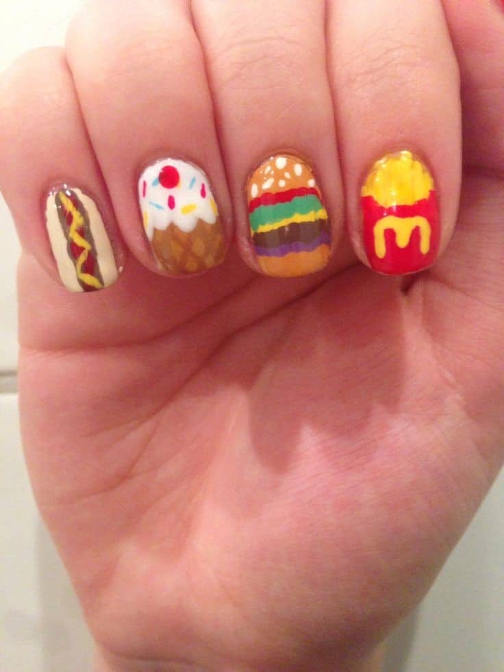 Delicious Food Nails