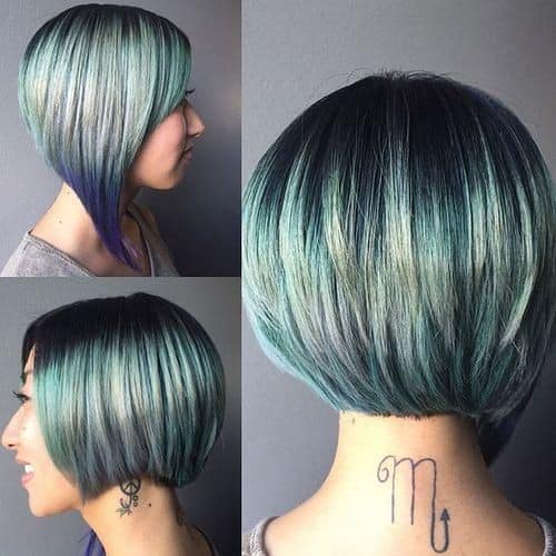 Blue Ombre Bob