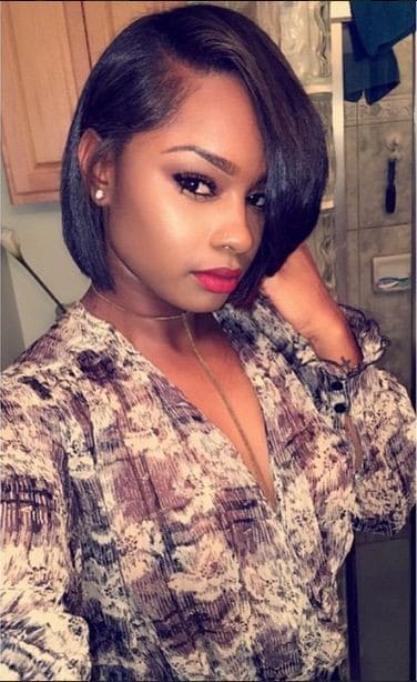 Chic Bob Hairstyle for Black Hair