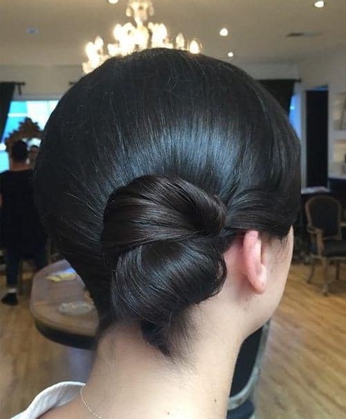 Simple Side Bun Hairstyle