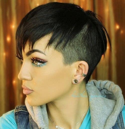 Pixie Haircut with Undercut