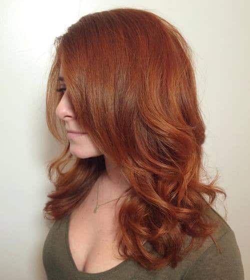 Copper Curly Style