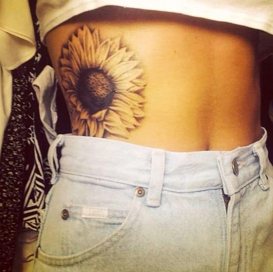 Sunflower Tattoo Design