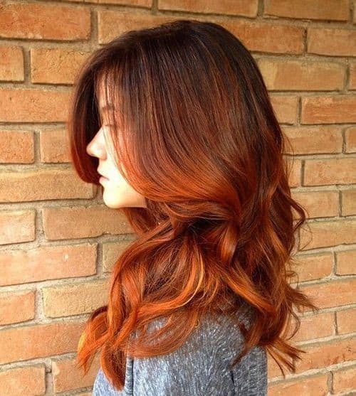 Ombre Auburn Hair