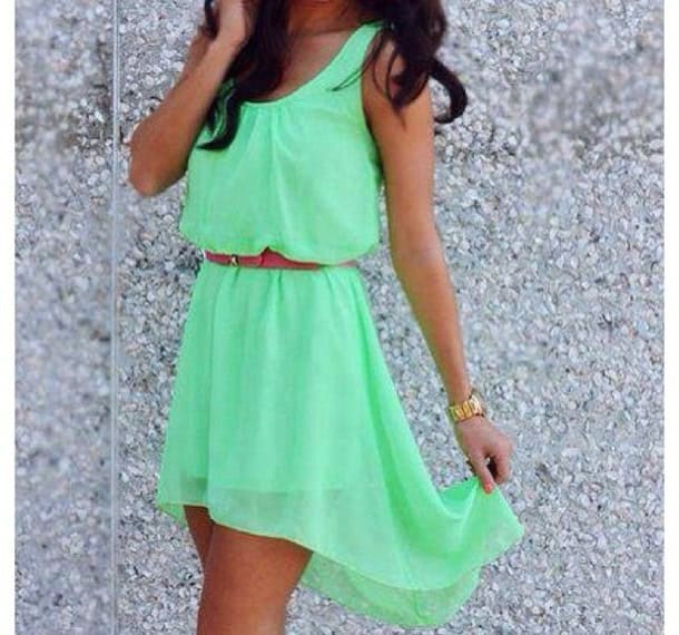 Neon sundress