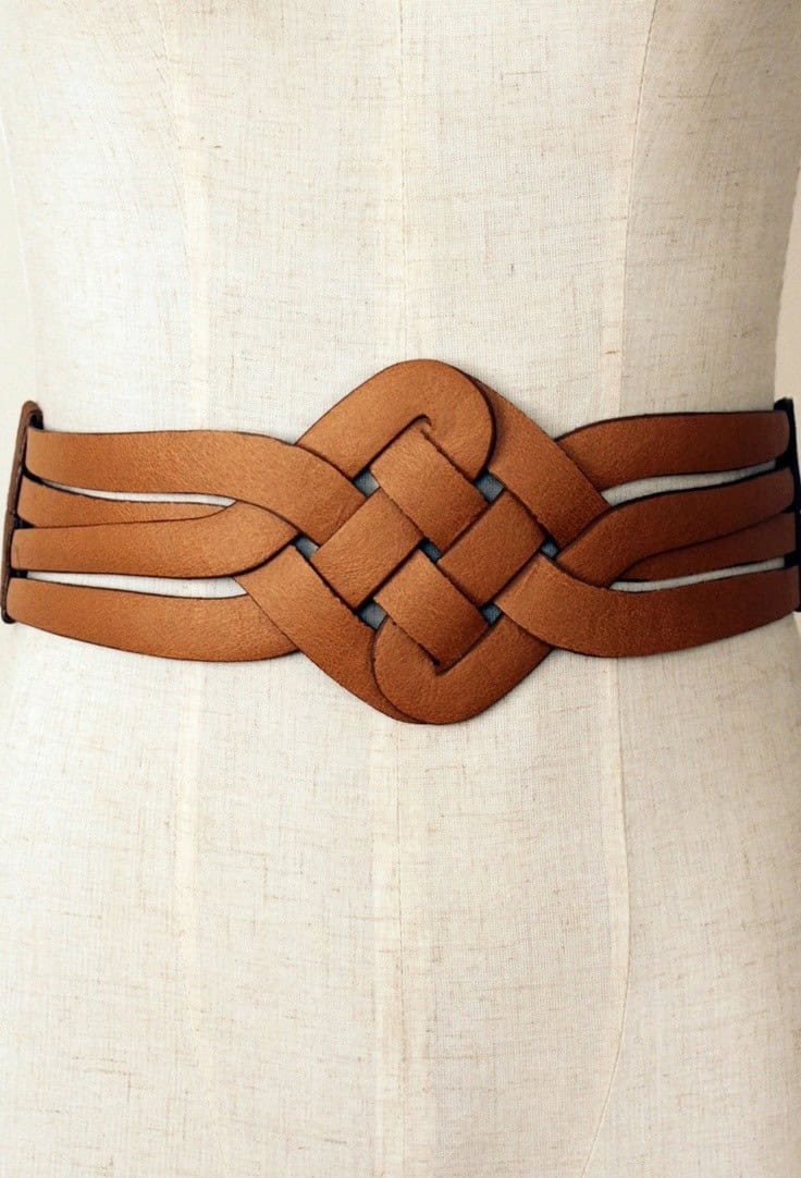 Cognac belt