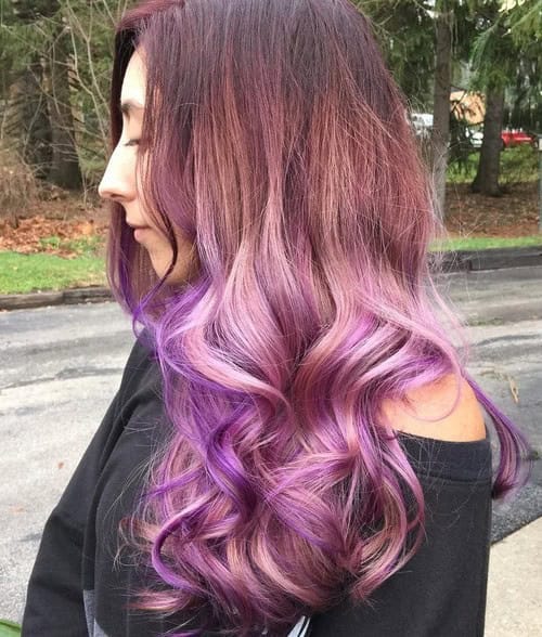 Luscious Long Lavender Locks