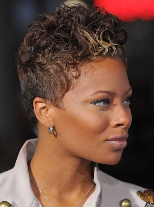 Short-n-wavy short Mohawk