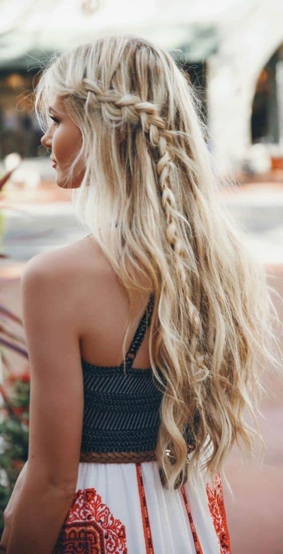 Trendy Braided Long Hairstyle