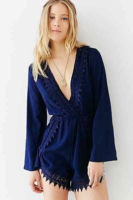 Navy romper