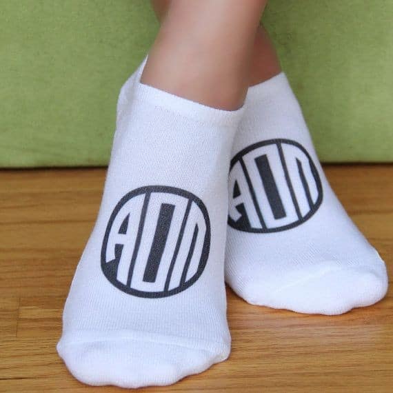 Monogram footies