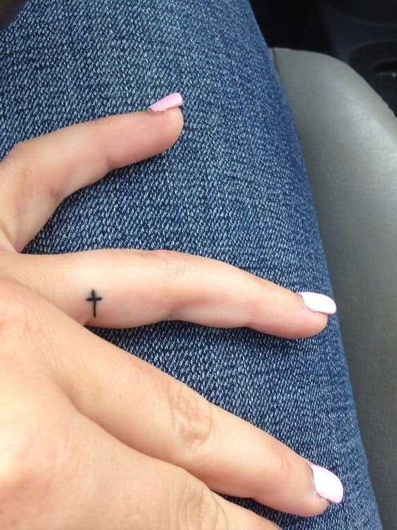 Tiny Finger Cross