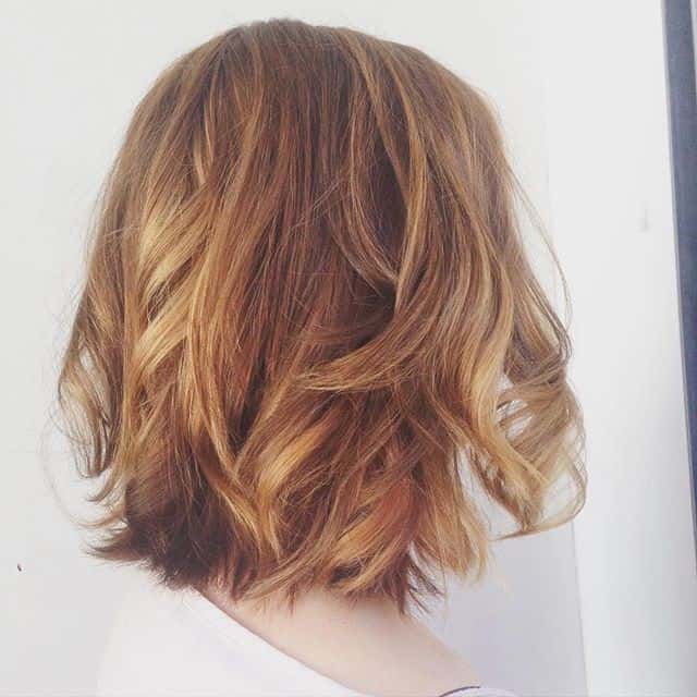 Long layered bob