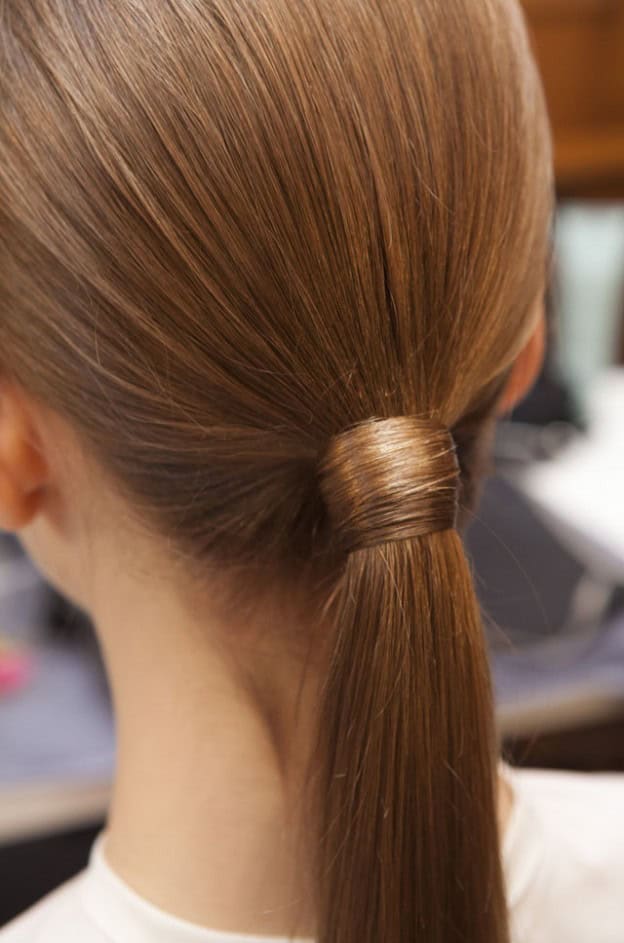 Smooth-n-sleek ponytail