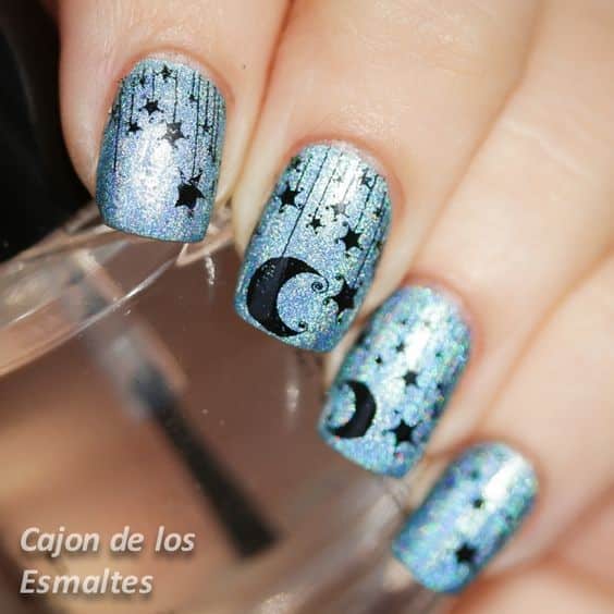 Pretty Star Nail Design