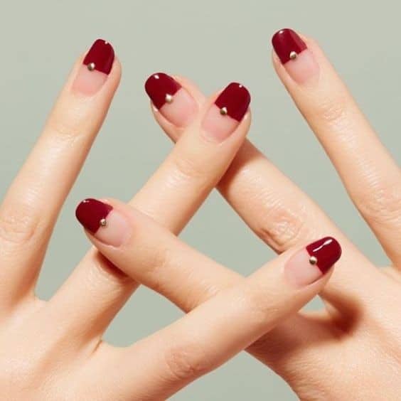 Simple Yet Stylish Red Nail Art