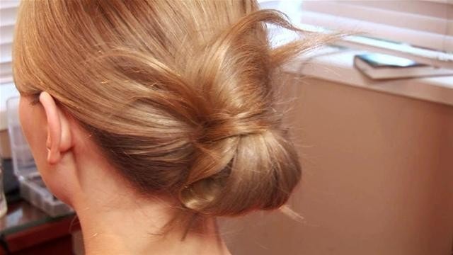 Messy hair knots