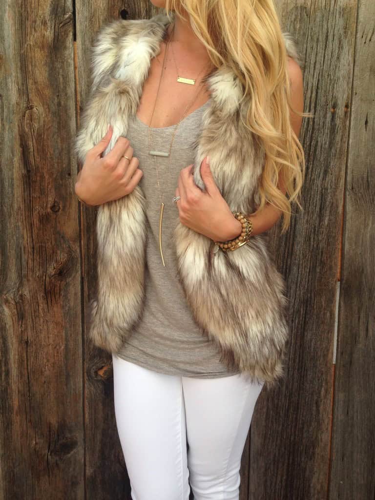 Fur vest