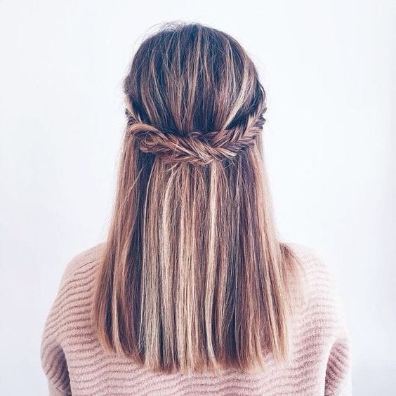 Braided Hairstyle for Straight Hair