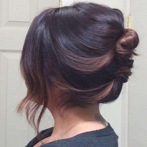 Voluminous Twisted Bun Style