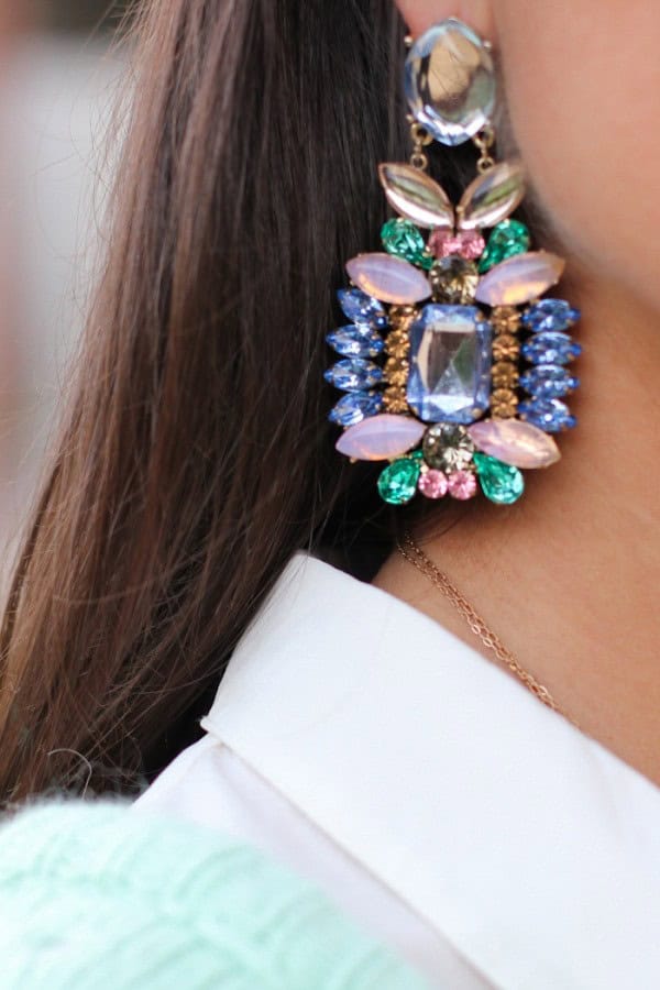 Statement earrings