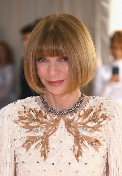 Pretty Bob Haircut with Blunt Bangs