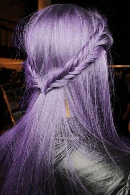 Lavender fishtails