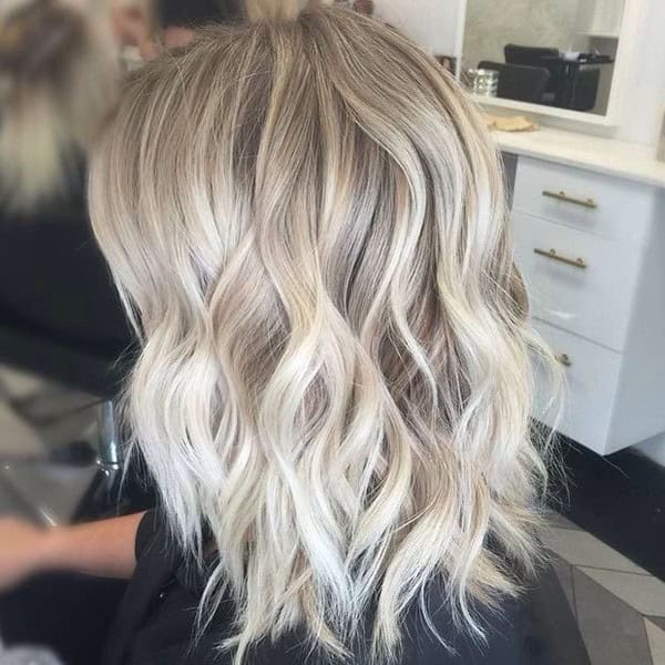 Wonderful Light Curly Balayage