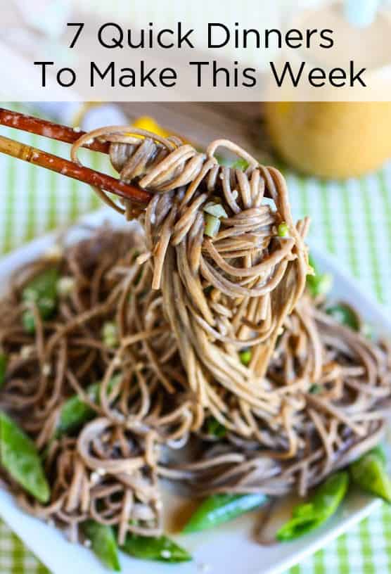 Quick Vegan Soba Noodles Recipe