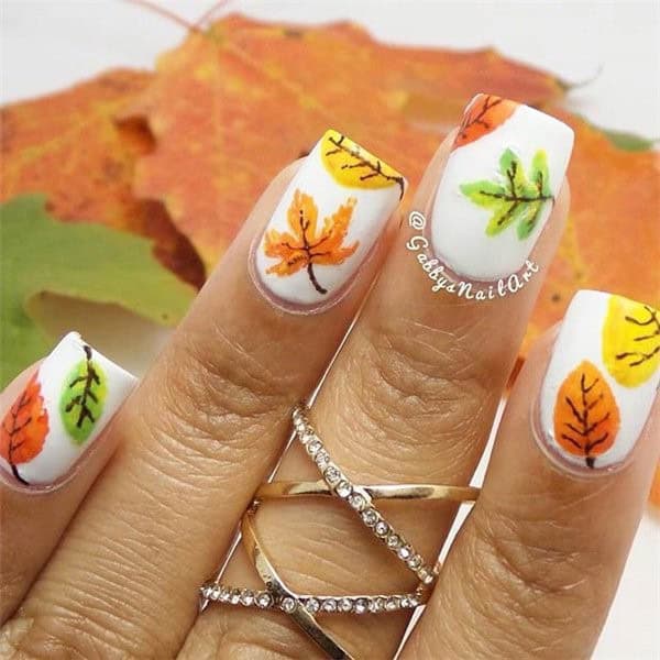 Simple Fall Nails