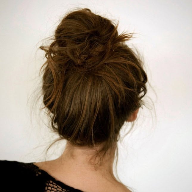 “Messy” bun