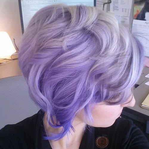 Bright Lavender Cropped Cut