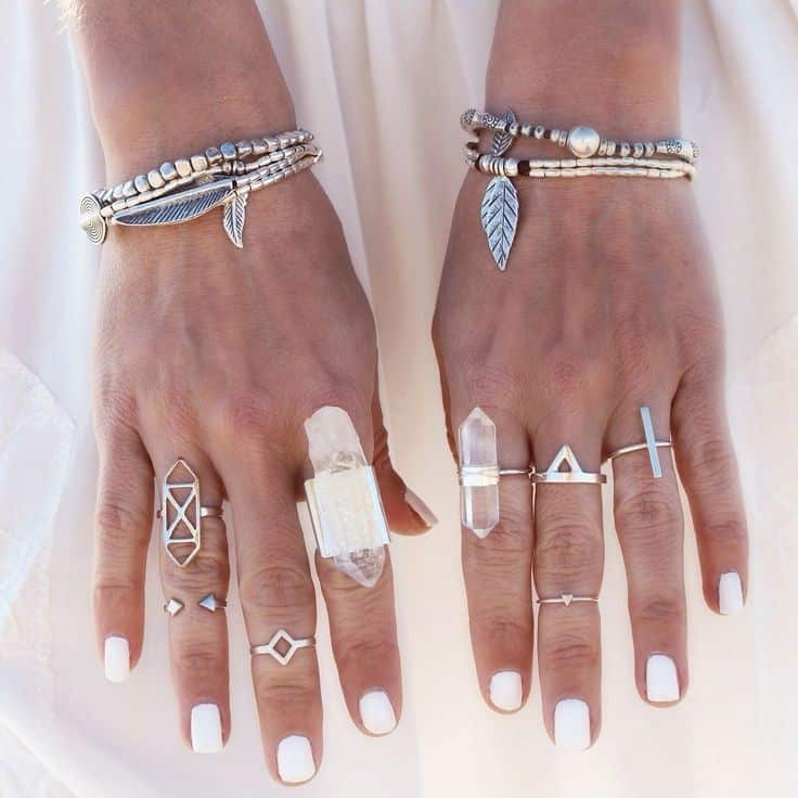 Some Boho midi-rings