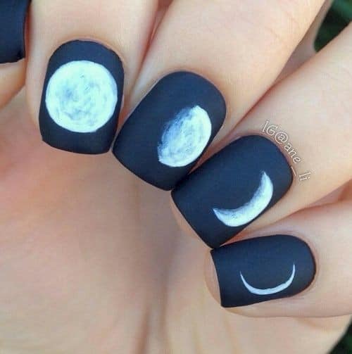 Stylish Black Nail Design