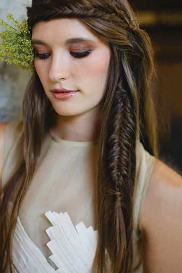 Boho-Chic Fishtail Hairstyle