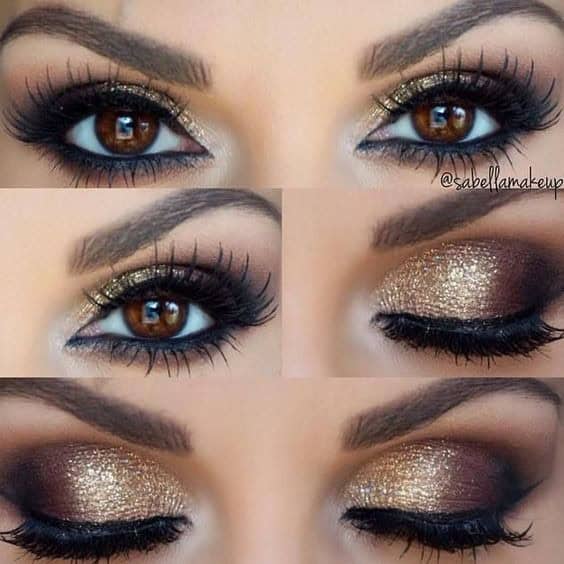 Glittery Gold Glamour