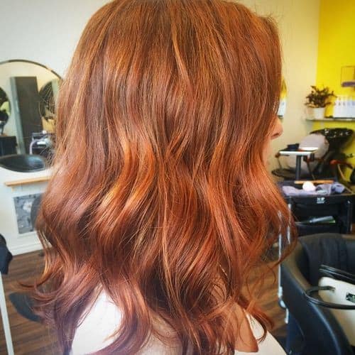 Stylish Golden Hair Color